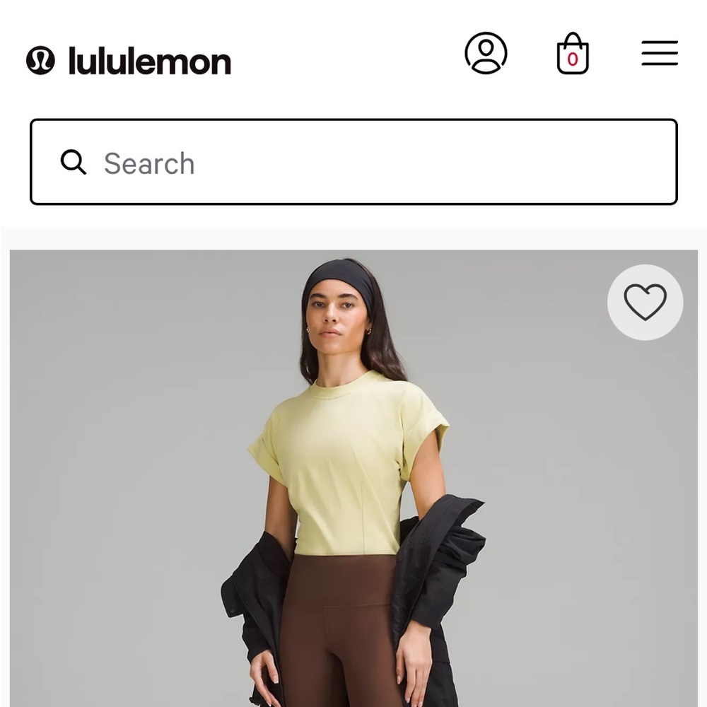 Lululemon cotton heavyweight bodysuit